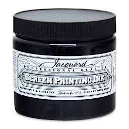 Jacquard Screen Printing Ink - Black, 16 oz