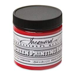 Jacquard Screen Printing Ink - Red, 4 oz