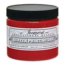 Jacquard Screen Printing Ink - Red, 16 oz
