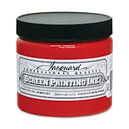 Jacquard Screen Printing Ink - Bright Red, 16 oz
