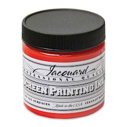 Jacquard Screen Printing Ink - Scarlet, 4 oz