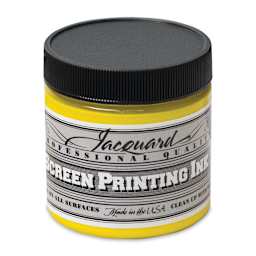Jacquard Screen Printing Ink - Opaque Yellow, 4 oz