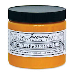 Jacquard Screen Printing Ink - Golden Yellow, 16 oz