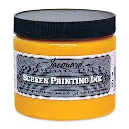 Jacquard Screen Printing Ink - Process Yellow, 16 oz