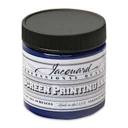 Jacquard Screen Printing Ink - Blue, 4 oz