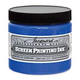 Jacquard Screen Printing Ink - Opaque Blue, 16 oz
