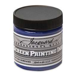 Jacquard Screen Printing Ink - Opaque Navy, 4 oz