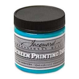 Jacquard Screen Printing Ink - Turquoise, 4 oz