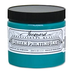 Jacquard Screen Printing Ink - Turquoise, 16 oz