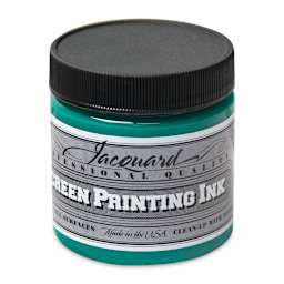 Jacquard Screen Printing Ink - Opaque Green, 4 oz