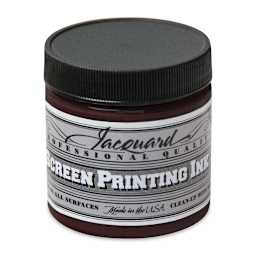 Jacquard Screen Printing Ink - Brown, 4 oz
