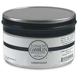 Gamblin Etching Ink - Carbon Black, 1 lb