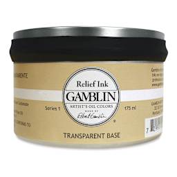Gamblin Artist's Colors Relief Ink Transparent Base - 175 ml