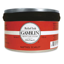 Gamblin Artist's Colors Relief Ink - Napthol Scarlet, 175 ml