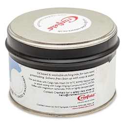 Cranfield Caligo Safe Wash Etching Ink - Opaque White, 250 g Can (Back)