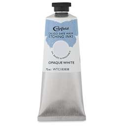 Cranfield Caligo Safe Wash Etching Ink - Opaque White, 75 ml Tube