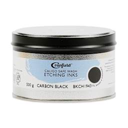 Cranfield Caligo Safe Wash Etching Ink - Carbon Black, 500 g Can (Front)