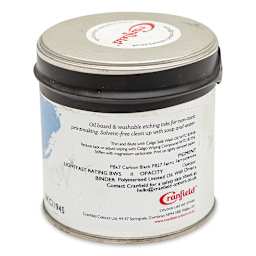 Cranfield Caligo Safe Wash Etching Ink - Blue Black, 250 g Can - back