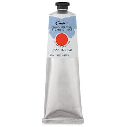 Cranfield Caligo Safe Wash Etching Ink - Napthol Red, 150 ml Tube