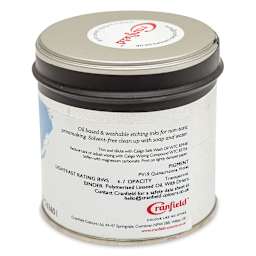 Cranfield Caligo Safe Wash Etching Ink - Process Red (Magenta), 250 g Can - back