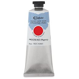 Cranfield Caligo Safe Wash Etching Ink - Process Red (Magenta), 75 ml Tube