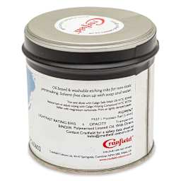 Cranfield Caligo Safe Wash Etching Ink - Rubine Red, 250 g Can - back