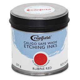 Cranfield Caligo Safe Wash Etching Ink - Rubine Red, 250 g Can - front