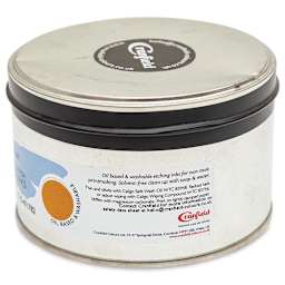 Cranfield Caligo Safe Wash Etching Ink - Yellow Ochre, 500 g Can (Back)