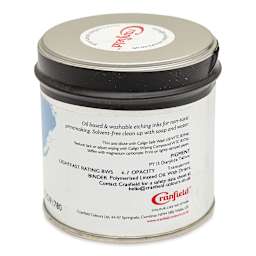 Cranfield Caligo Safe Wash Etching Ink - Diarylide Yellow, 250 g Can - back