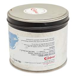 Cranfield Caligo Safe Wash Etching Ink - Diarylide Yellow, 500 g Can - back