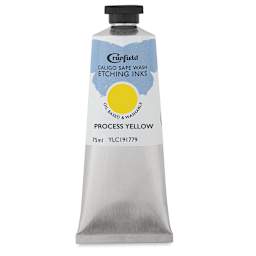 Cranfield Caligo Safe Wash Etching Ink - Process Yellow (Arylide), 75 ml Tube