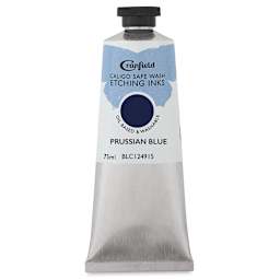 Cranfield Caligo Safe Wash Etching Ink - Prussian Blue, 75 ml Tube