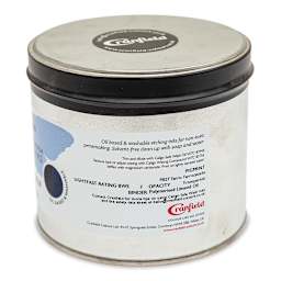 Cranfield Caligo Safe Wash Etching Ink - Prussian Blue, 500 g Can - back