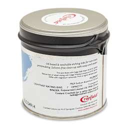 Cranfield Caligo Safe Wash Etching Ink - Ultramarine, 250 g Can - back