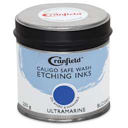 Cranfield Caligo Safe Wash Etching Ink - Ultramarine, 250 g Can - front