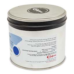 Cranfield Caligo Safe Wash Etching Ink - Ultramarine, 500 g Can - back