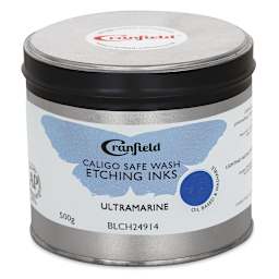 Cranfield Caligo Safe Wash Etching Ink - Ultramarine, 500 g Can