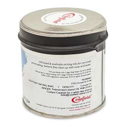 Cranfield Caligo Safe Wash Etching Ink - Carbazole Violet, 250 g Can - back