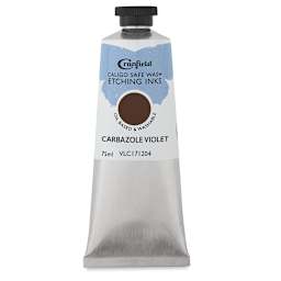 Cranfield Caligo Safe Wash Etching Ink - Carbazole Violet, 75 ml Tube