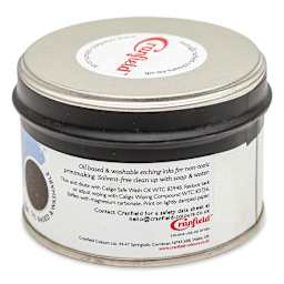 Cranfield Caligo Safe Wash Etching Ink - Sepia (Hue), 250 g Can (Back)