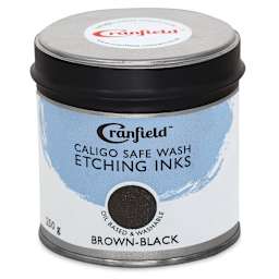 Cranfield Caligo Safe Wash Etching Ink - Brown Black, 250 g Can