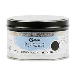 Cranfield Caligo Safe Wash Etching Ink - Brown Black, 500 g Can