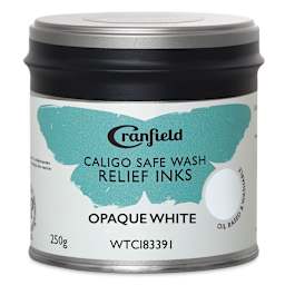 Cranfield Caligo Safe Wash Relief Ink - Opaque White, 250 g
