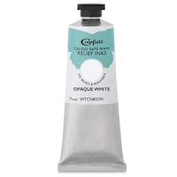 Cranfield Caligo Safe Wash Relief Ink - Opaque White, 75 ml