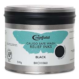 Cranfield Caligo Safe Wash Relief Ink - Black, 500 g