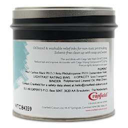 Cranfield Caligo Safe Wash Relief Ink - Payne's Grey, 250 g, side of can