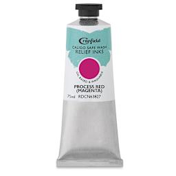 Cranfield Caligo Safe Wash Relief Ink - Process Red (Magenta), 75 ml