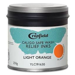 Cranfield Caligo Safe Wash Relief Ink - Light Orange, 250 g