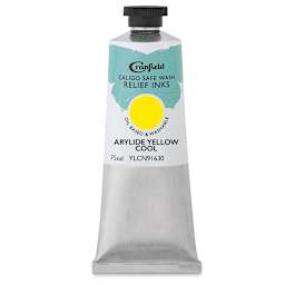 Cranfield Caligo Safe Wash Relief Ink - Arylide Yellow Cool, 75 ml