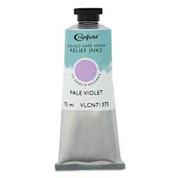Cranfield Caligo Safe Wash Relief Ink - Pale Violet, 75 ml tube